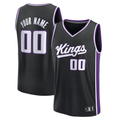 Choea Custom S.Kings Fanatics Black Fast Break Jerseys - Icon Edition