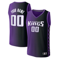 Choea Custom S.Kings Fanatics Purple Fast Break Replica Jerseys - Statement Edition