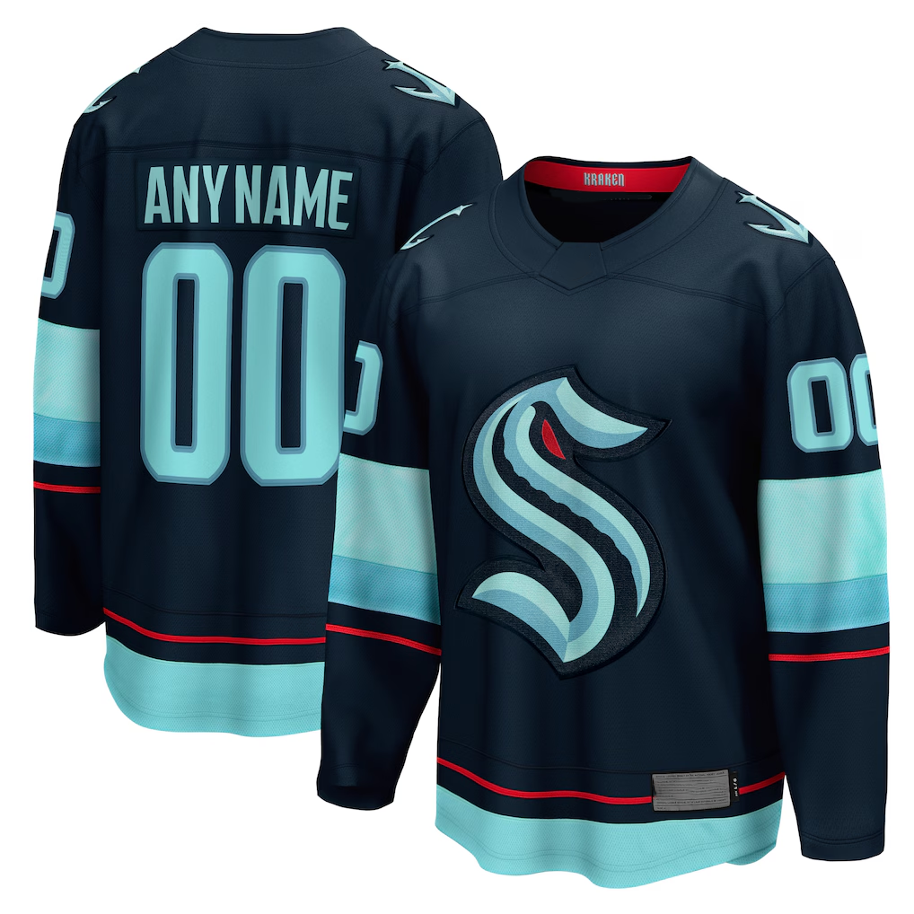 Choea Custom S.Kraken Deep Sea Blue Home Breakaway Jerseys