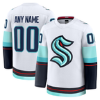 Choea Custom S.Kraken White Away Premium Jerseys