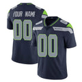 Choea Custom S.Seahawks Navy Limited Vapor Untouchable Home Game Any Name & Numbers Stitched Jerseys