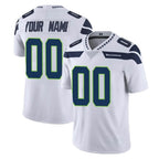 Choea Custom S.Seahawks White Limited Vapor Untouchable Home Game Any Name & Numbers Stitched Jerseys
