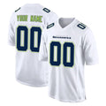 Choea Custom S.Seahawks White Tundra Fashion Home Game Any Name & Numbers Stitched Jerseys