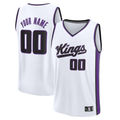 Choea Custom S.kings Fanatics White Fast Break Jerseys - Association Edition