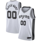 Choea Custom SA.Spurs White 2020-2021 Swingman Jerseys - Association Edition