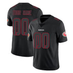 Choea Custom SF.49ers Black Impact Limited Home Game Any Name & Numbers Stitched Jerseys