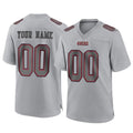 Choea Custom SF.49ers Gray Atmosphere Fashion Home Game Any Name & Numbers Stitched Jerseys