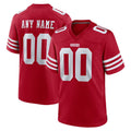 Choea Custom SF.49ers Red Game Home Any Name & Numbers Stitched Jerseys