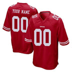 Choea Custom SF.49ers Red Home Game Any Name & Numbers Stitched Jerseys