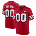 Choea Custom SF.49ers Red Limited Alternate 80th Vapor Home Game Any Name & Numbers Stitched Jerseys