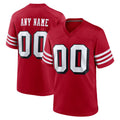 Choea Custom SF.49ers Red Limited Alternate Vapor Home Game Any Name & Numbers Stitched Jerseys