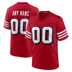 Choea Custom SF.49ers Red Limited Alternate Vapor Home Game Any Name & Numbers Stitched Jerseys