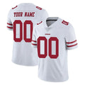 Choea Custom SF.49ers White Limited Vapor Untouchable Home Game Any Name & Numbers Stitched Jerseys