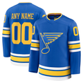 Choea Custom St.L.Blues Blue Home Premium Jerseys