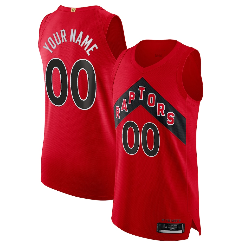Choea Custom T.Raptors Red 2020-21 Authentic Jerseys - Icon Edition