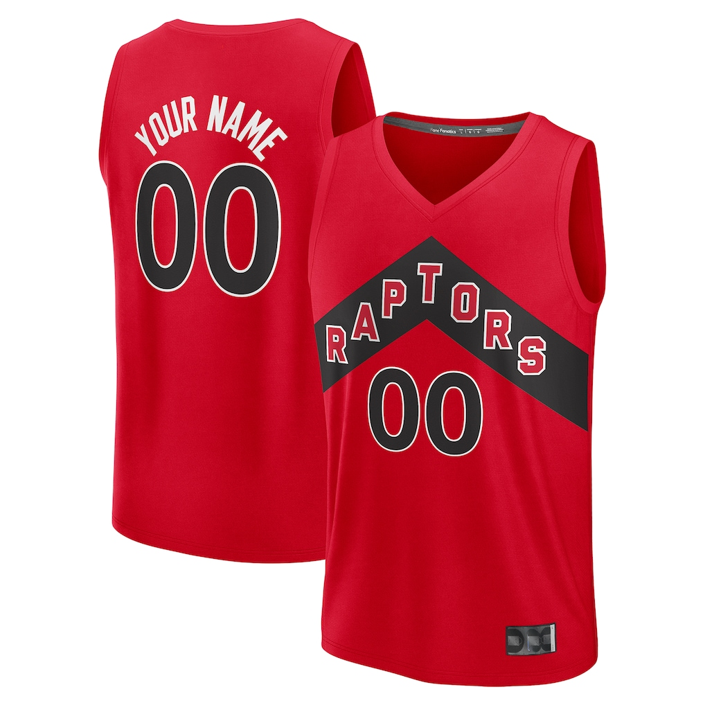 Choea Custom T.Raptors Red Fast Break Jerseys - Icon Edition