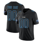 Choea Custom T.Titans Black Impact Limited Home Game Any Name & Numbers Stitched Jerseys
