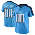 Choea Custom T.Titans Light Blue Limited Color Rush Home Game Any Name & Numbers Stitched Jerseys