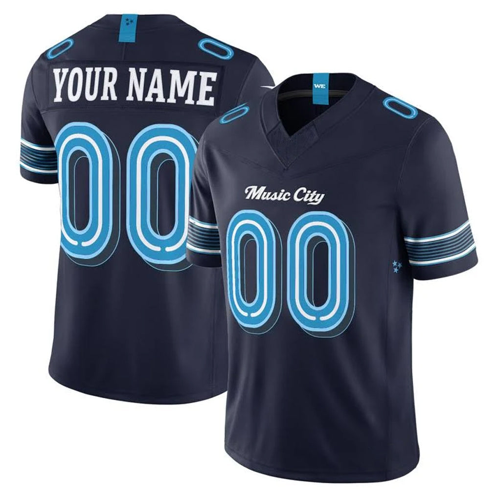 Choea Custom T.Titans Navy 2026 Rivalries Collection Limited Home Game Any Name & Numbers Stitched Jerseys