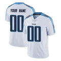 Choea Custom T.Titans White Limited Vapor Untouchable Home Game Any Name & Numbers Stitched Jerseys