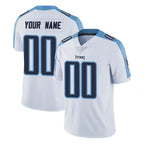 Choea Custom T.Titans White Limited Vapor Untouchable Home Game Any Name & Numbers Stitched Jerseys
