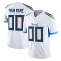 Choea Custom T.Titans White Vapor F.U.S.E. Limited Home Game Any Name & Numbers Stitched Jerseys