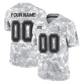 Choea Custom TB.Buccaneers Arctic Camo Limited Salute To Service Home Game Any Name & Numbers Stitched Jerseys