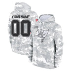 Choea Custom TB.Buccaneers Arctic Camo Limited Salute to Service Pullover Hoodies Game Any Name & Numbers Stitched Jerseys