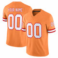 Choea Custom TB.Buccaneers Orange Limited Vapor F.U.S.E. Home Game Any Name & Numbers Stitched Jerseys
