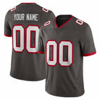 Choea Custom TB.Buccaneers Pewter Limited Alternate Vapor Home Game Any Name & Numbers Stitched Jerseys