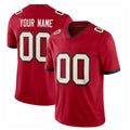 Choea Custom TB.Buccaneers Red Limited Vapor F.U.S.E. Home Game Any Name & Numbers Stitched Jerseys