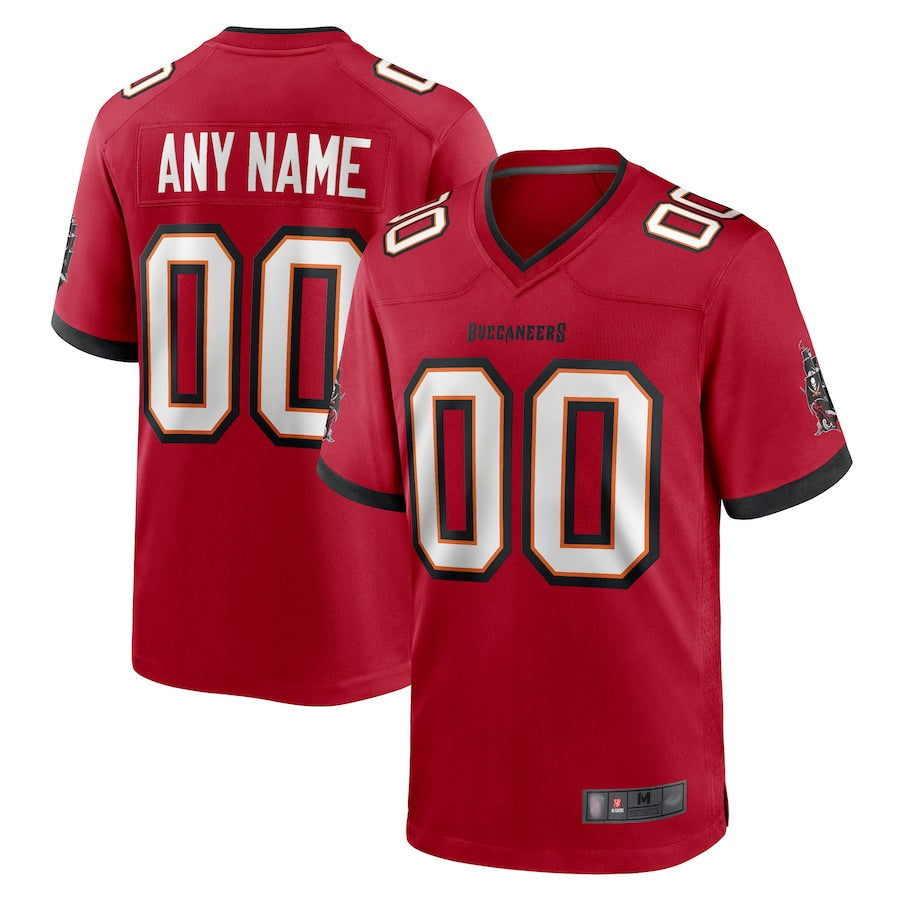 Choea Custom TB.Buccaneers Red Replica Game Stitched Jerseys