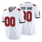 Choea Custom TB.Buccaneers White Limited Vapor Untouchable Home Game Any Name & Numbers Stitched Jerseys
