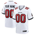 Choea Custom TB.Buccaneers White Replica Game Stitched Jerseys