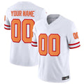 Choea Custom TB.Buccaneers White Vapor F.U.S.E. Limited Stitched Jerseys