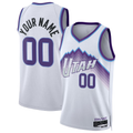 Choea Custom U.Jazz White Swingman Jerseys - Association Edition