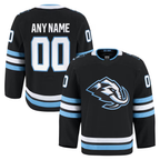 Choea Custom U.Mammoth Black Home Authentic Pro Jerseys