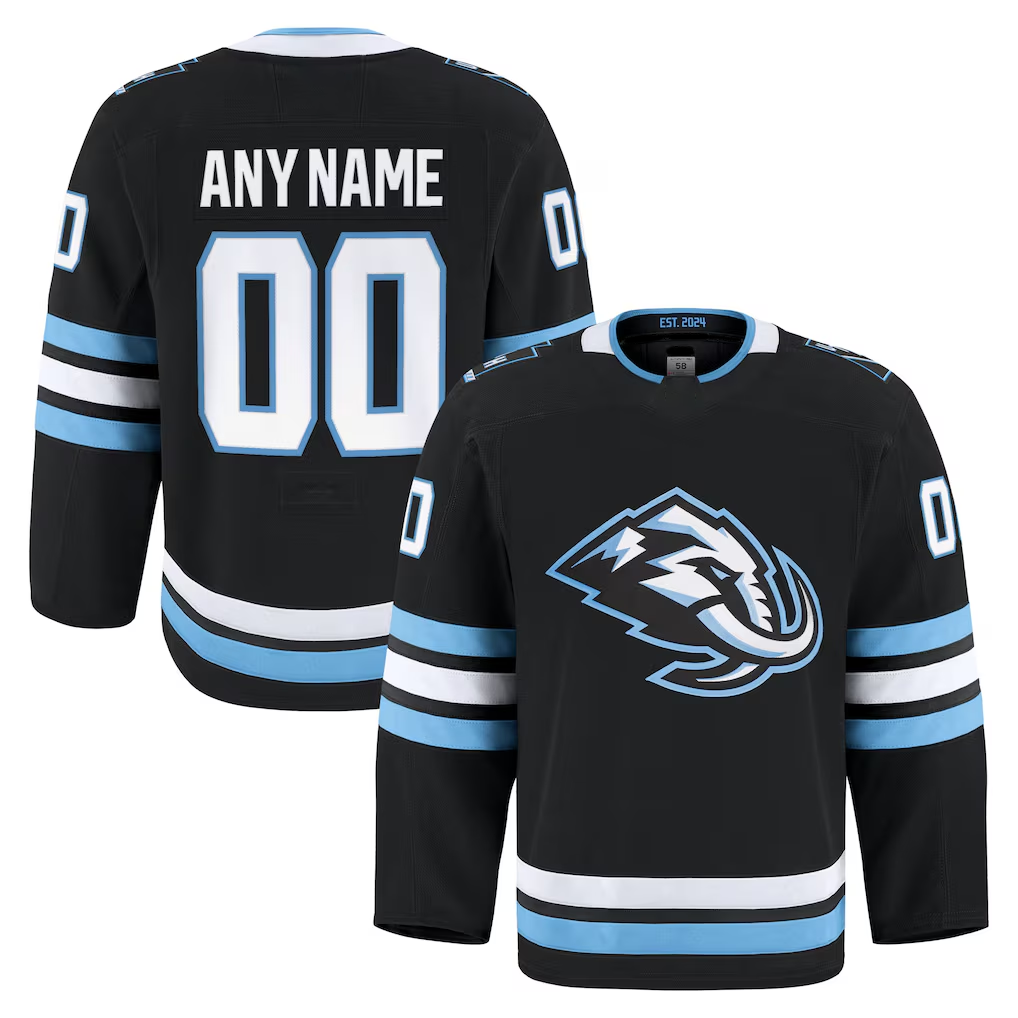 Choea Custom U.Mammoth Black Home Authentic Pro Jerseys