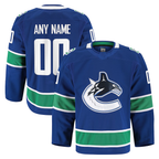 Choea Custom V.Canucks Blue Home Authentic Pro Jerseys
