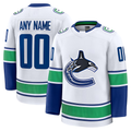Choea Custom V.Canucks White Away Premium Jerseys