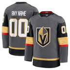 Choea Custom V.Golden Knights Gray Alternate Premium Jerseys