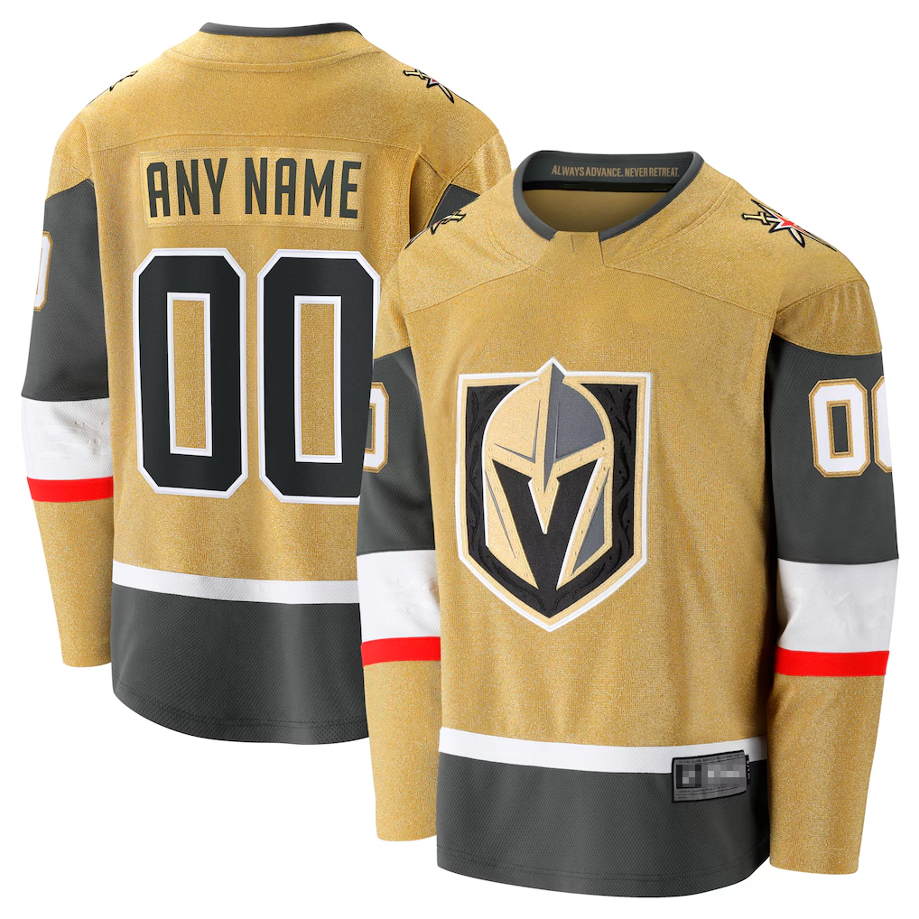 Choea Custom V.Golden Knights Home Breakaway Jerseys