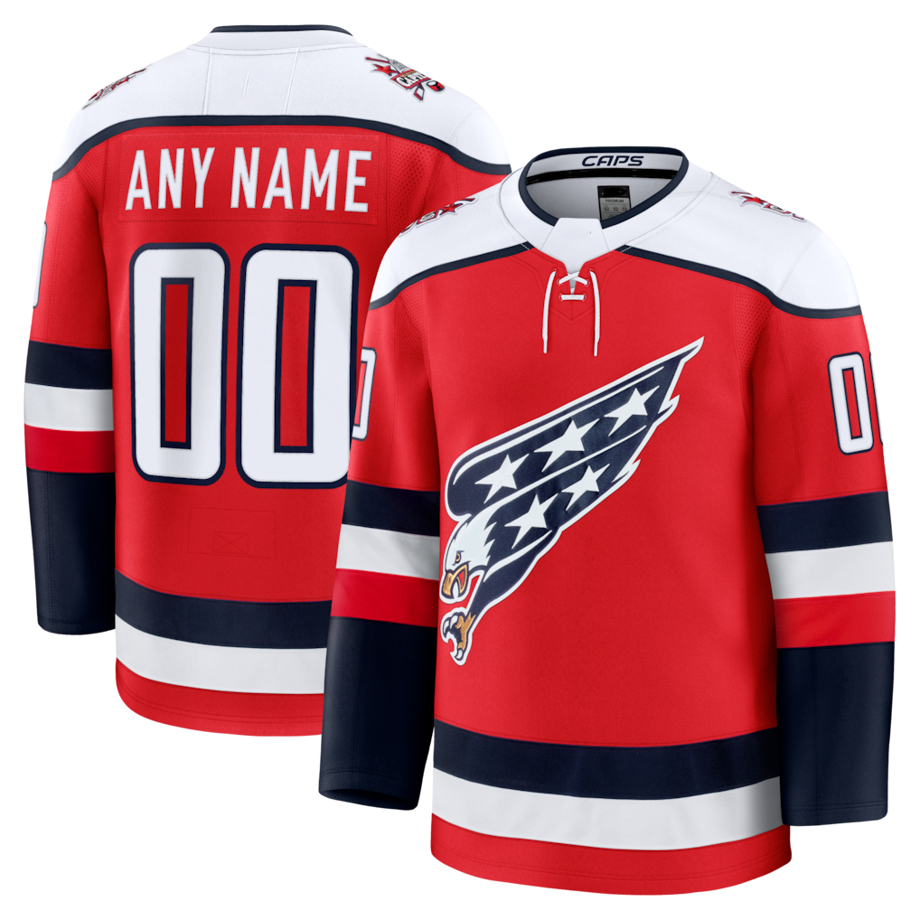 Choea Custom W.Capitals Red Alternate Premium Jerseys