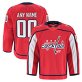 Choea Custom W.Capitals Red Home Authentic Pro Jerseys