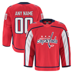 Choea Custom W.Capitals Red Home Authentic Pro Jerseys
