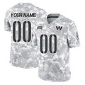 Choea Custom W.Commanders Arctic Camo Limited Salute To Service Home Game Any Name & Numbers Stitched Jerseys