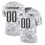 Choea Custom W.Commanders Arctic Camo Limited Salute To Service Home Game Any Name & Numbers Stitched Jerseys