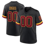 Choea Custom W.Commanders Black Limited Home Game Any Name & Numbers Stitched Jerseys