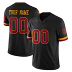 Choea Custom W.Commanders Black Limited Vapor Home Game Any Name & Numbers Stitched Jerseys