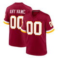 Choea Custom W.Commanders Burgundy Game Home Any Name & Numbers Stitched Jerseys